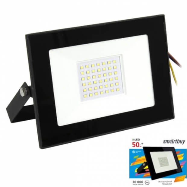 Светодиодный (LED) прожектор FL SMD LIGHT Smartbuy-50W/6500K/IP65 (SBL-FLLight-50-65K)