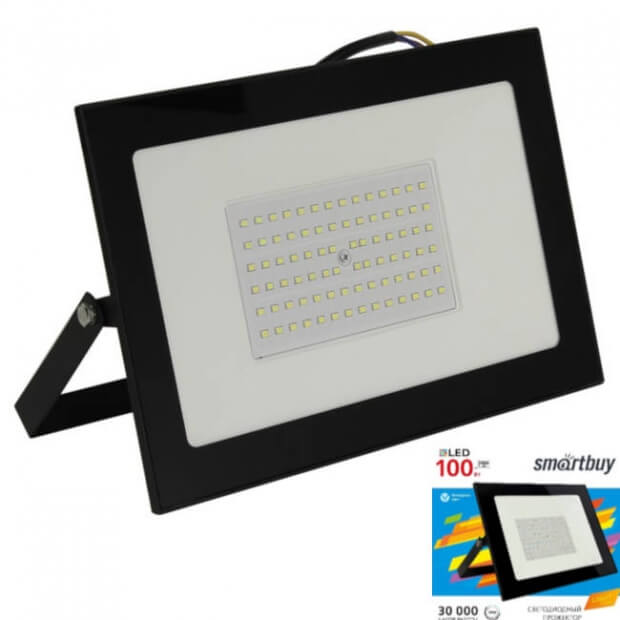 Светодиодный (LED) прожектор FL SMD LIGHT Smartbuy-100W/6500K/IP65 (SBL-FLLight-100-65K)