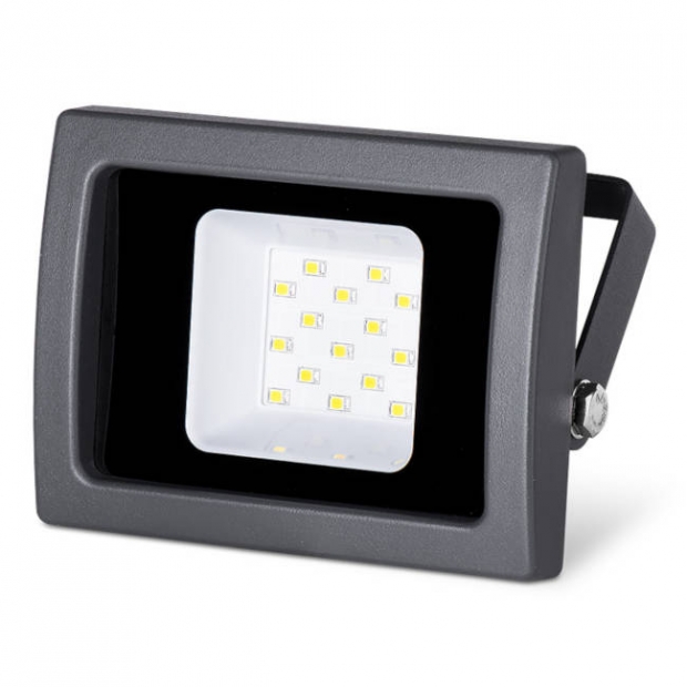 Светодиодный прожектор 850Lm WFL-10W/03, 5500K, 10 W SMD, IP 65, цвет серый, слим