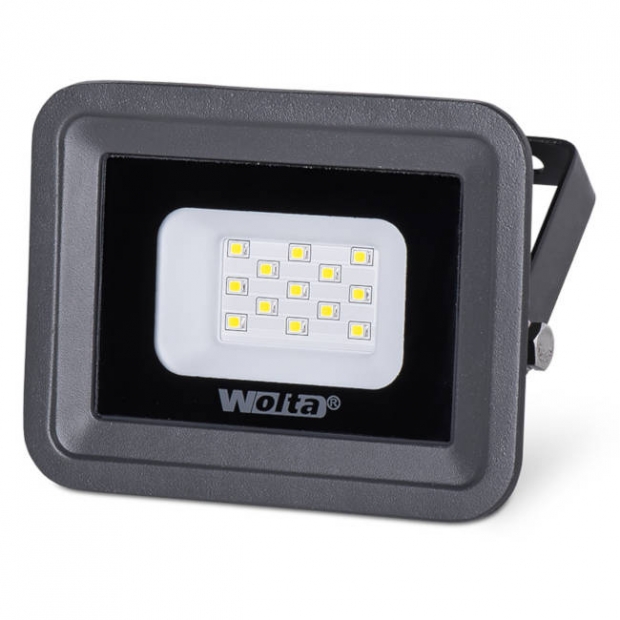 Светодиодный прожектор 850Lm WFL-10W/06, 5500K, 10W SMD, IP 65, цвет серый, слим