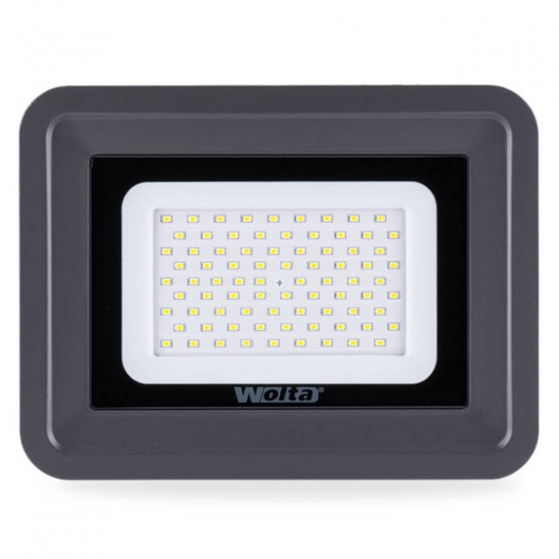 Светодиодный прожектор 8500Lm WFL-100W/06, 5500K, 100W SMD, IP 65, цвет серый, слим