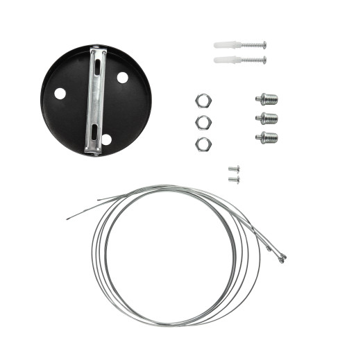 Светильник светодиодный Geometria ЭРА Ring SPO-131-B-40K-045 45Вт 4000К 4000Лм IP40 600*600*80 черный подвесной