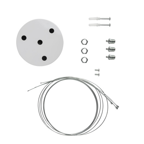 Светильник светодиодный Geometria ЭРА Ring SPO-131-W-40K-045 45Вт 4000К 4000Лм IP40 600*600*80 белый подвесной